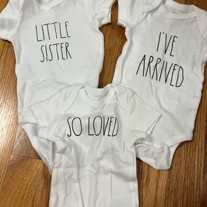 Rae Dunn onesie lot
